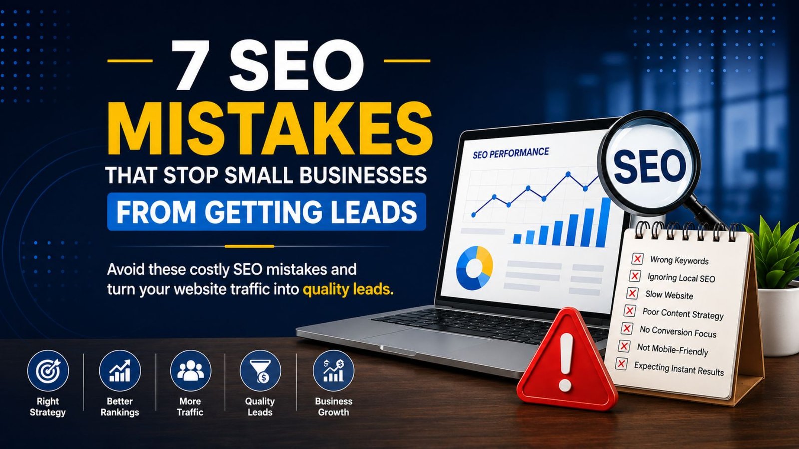 7 SEO Mistakes That Stop Small Businesses From Getting Leads