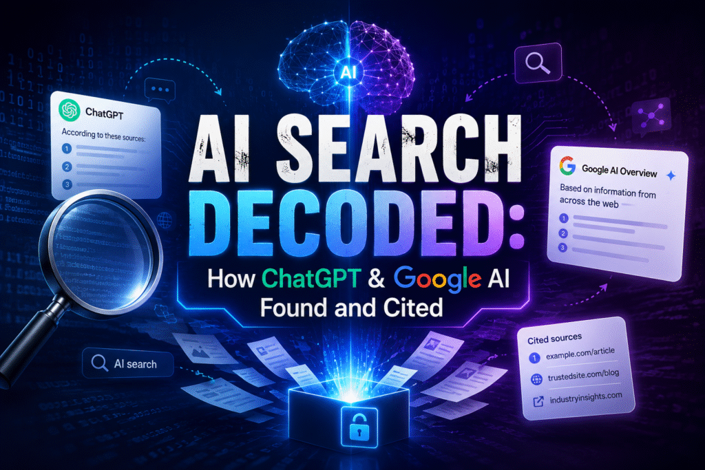 How ChatGPT & Google AI Cite Content