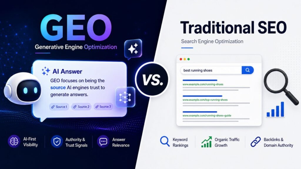 GEO vs. Traditional SEO: Key Differences You Need to Know